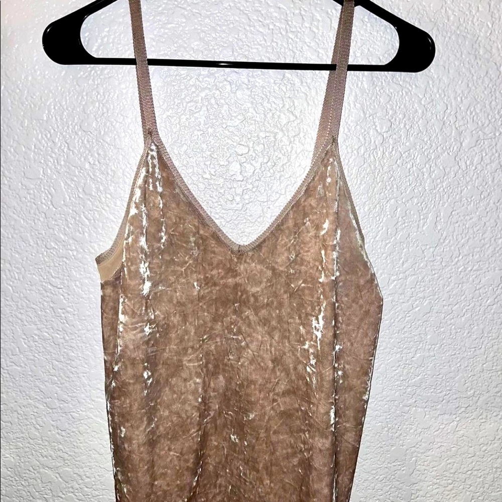 Zara WB Collection Velvet Top